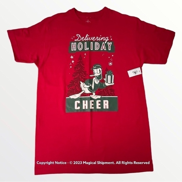 Disney Parks - "Delivering Holiday Cheer" Shirt - Donald Duck - Picture 1 of 3